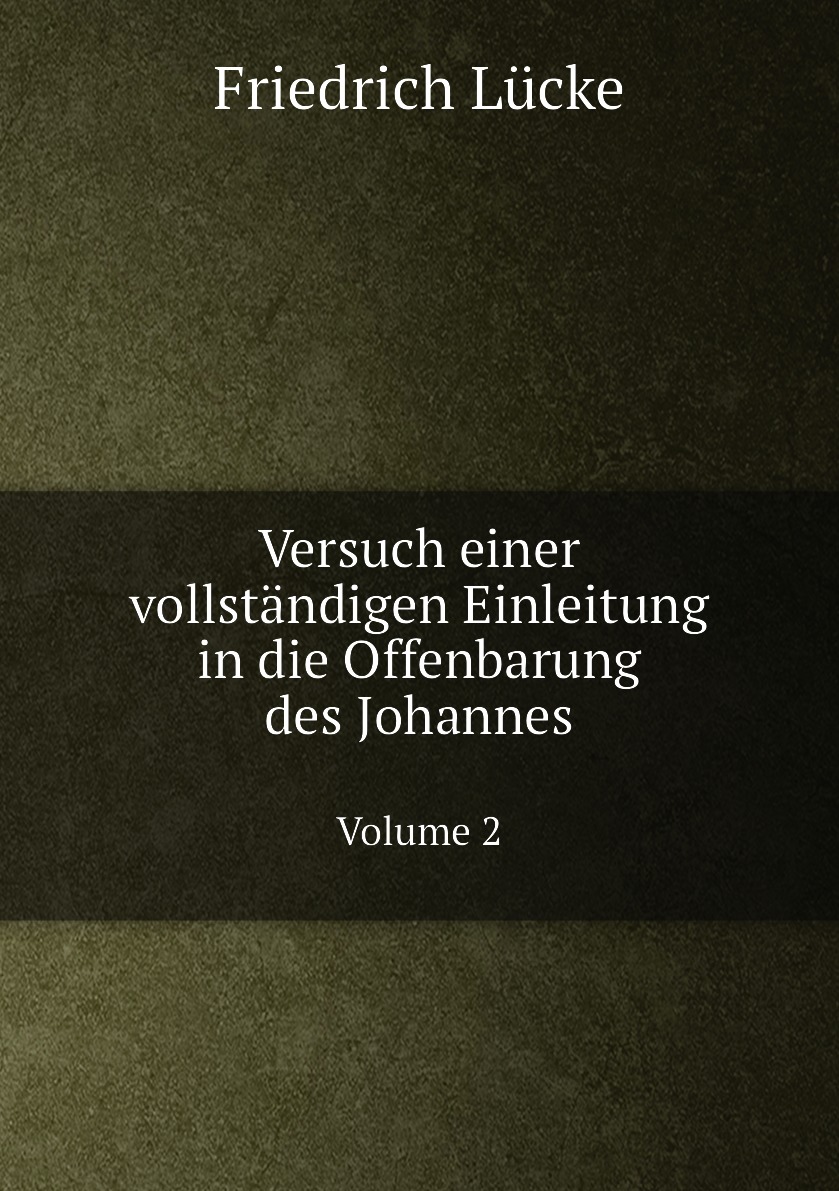 

Versuch einer vollstandigen Einleitung in die Offenbarung des Johannes