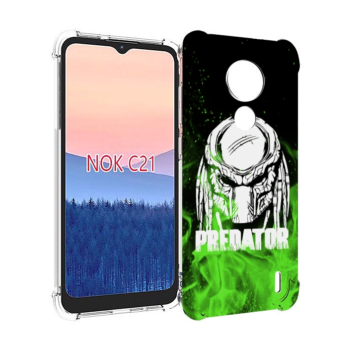 

Чехол MyPads Знак-хищника для Nokia C21, Прозрачный, Tocco