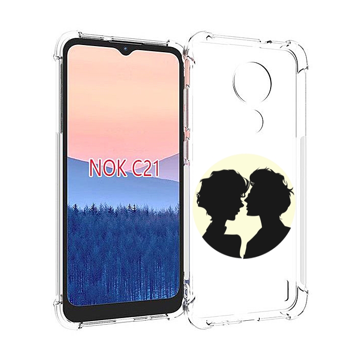 

Чехол MyPads Картина для Nokia C21, Прозрачный, Tocco