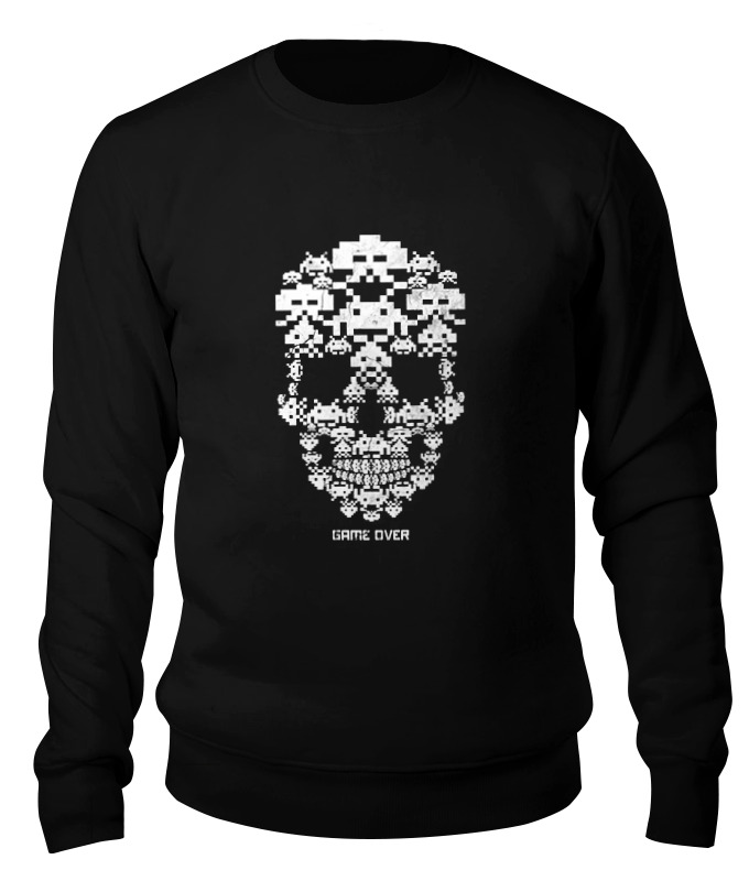 

Свитшот Printio Game over черный 2XL, Game over