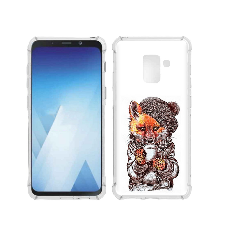 

Чехол MyPads Tocco для Samsung Galaxy A5 (2018) лиса в шапке (PT95317.573.437), Tocco