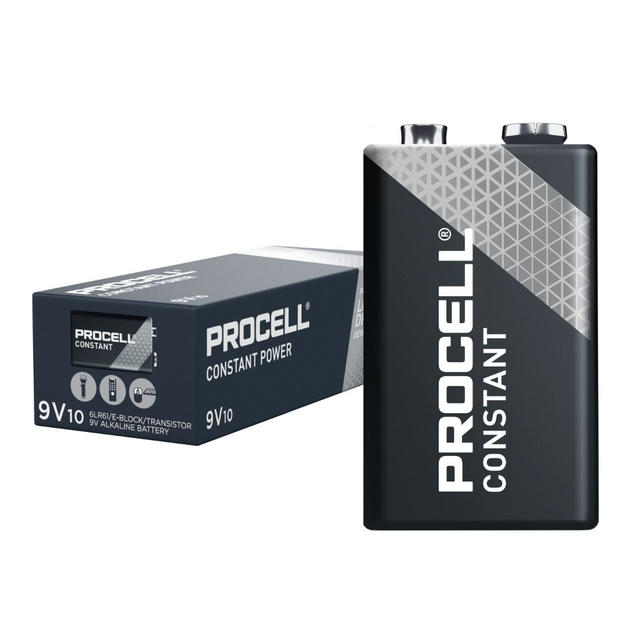 Батарейки Duracell 9V PROCELL CONSTANT, блистер 10шт