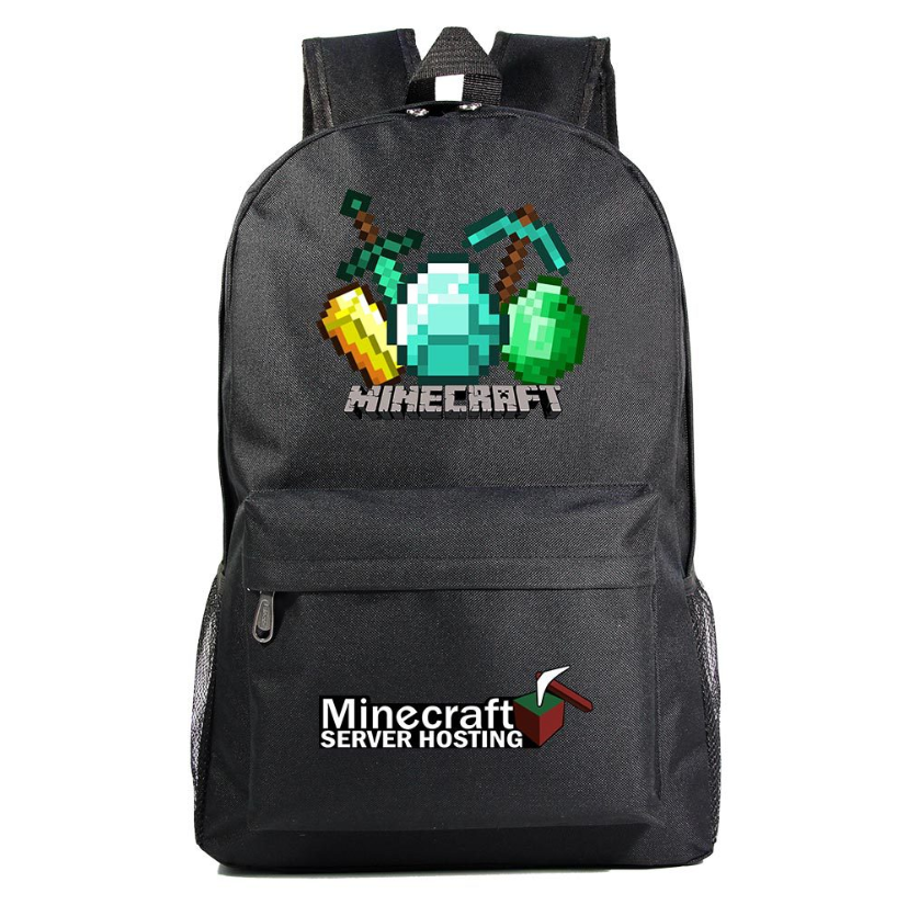 

Рюкзак Ресурсы из Minecraft (Майнкрафт), Черный, 4811-0-1