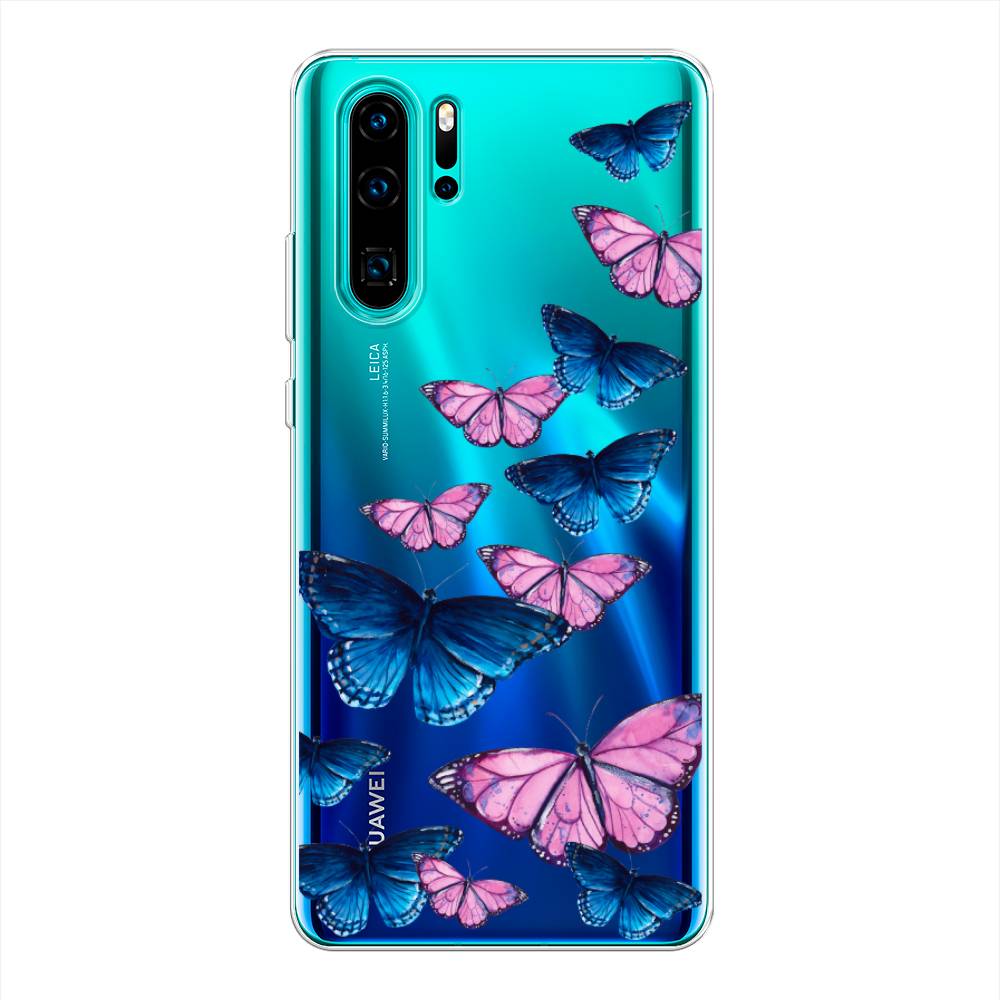 фото Чехол awog "полет бабочек" для huawei p30 pro