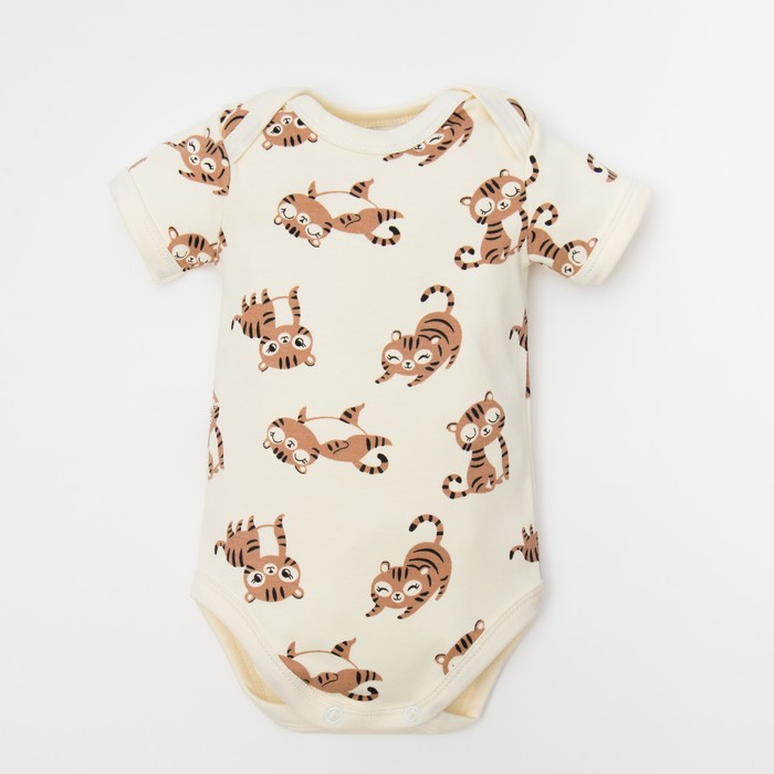 

Боди Крошка Я "Тигруля" рост 80-86 см, бежевый, Животные