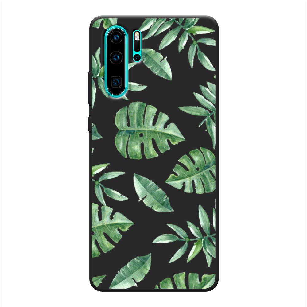 

Чехол Awog на Huawei P30 Pro "Нарисованные пальмовые листья", Разноцветный, 67652-1