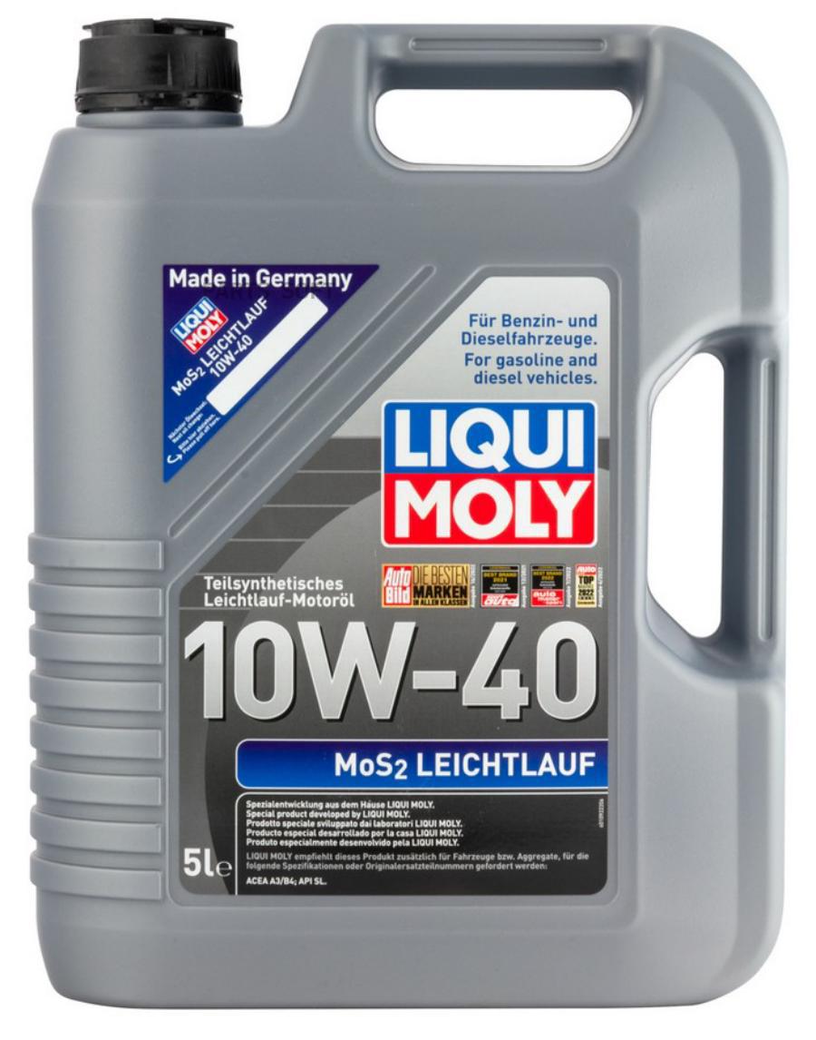 

Моторное масло Liqui Moly полусинтетическое MoS2 Leichtlauf 10W40 5л