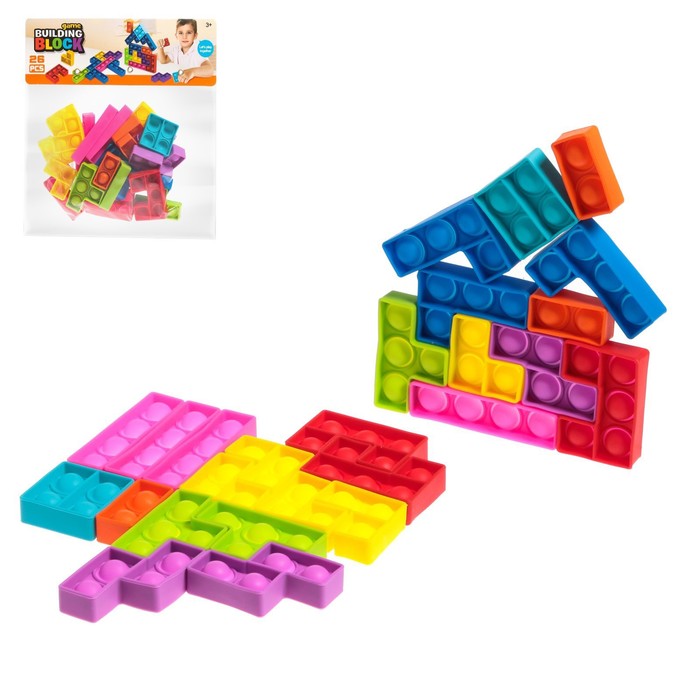 

Конструктор КНР BB-02 Pop It, 26 деталей
