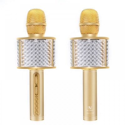 

Беспроводной караоке микрофон Magic Karaoke SUYOSD YS-87 золотой
