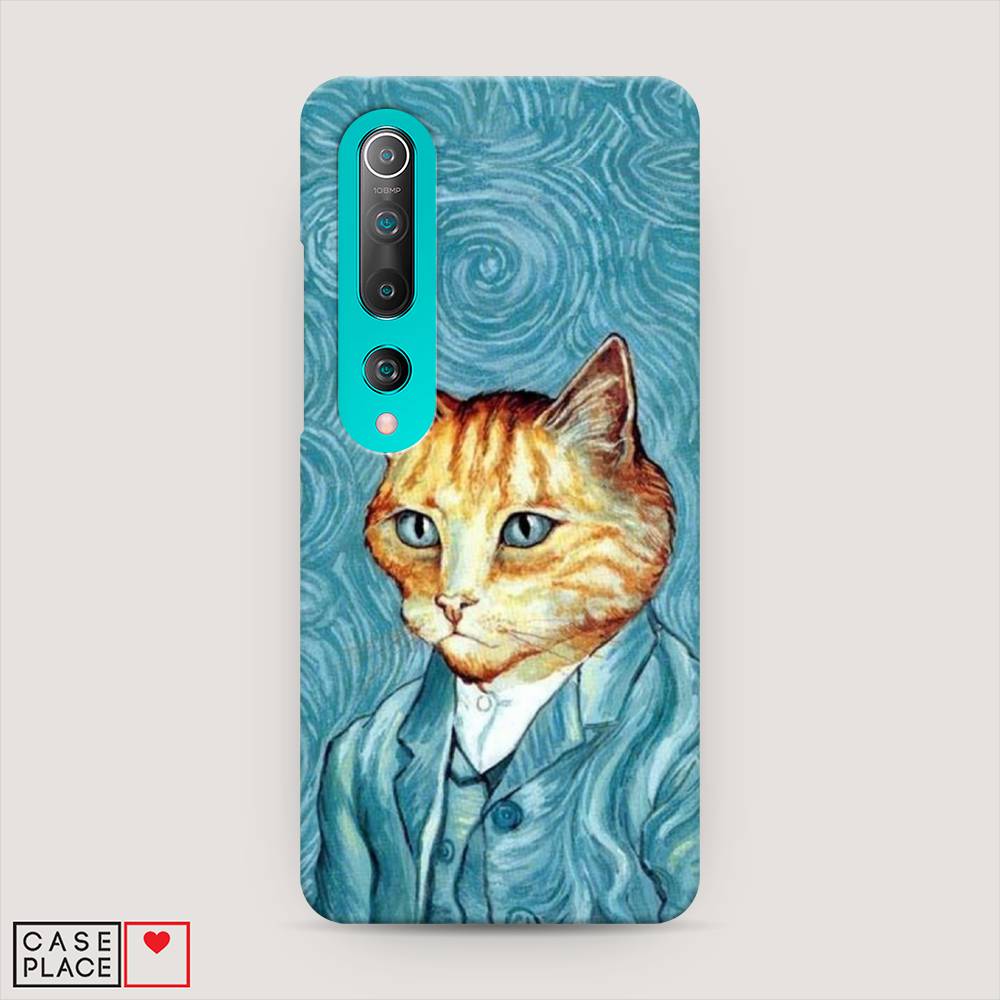 

Пластиковый чехол "Кот Ван Гог" на Xiaomi Mi 10, 37520-1