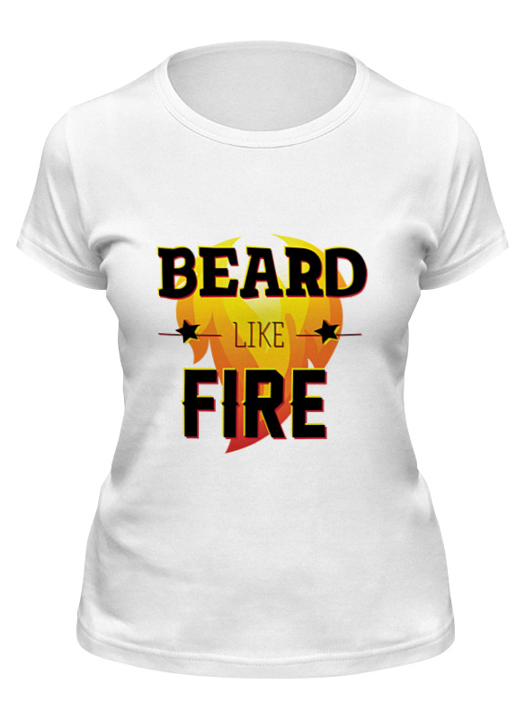 

Футболка женская Printio Beard like fire белая 2XL, Белый, Beard like fire