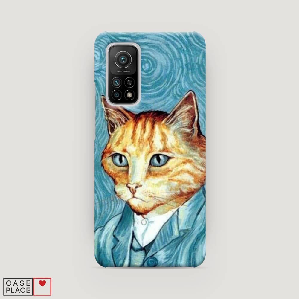 

Пластиковый чехол "Кот Ван Гог" на Xiaomi Mi 10T Pro, 37720-1