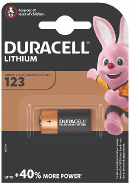 

Элементы питания DURACELL CR123 ULTRA