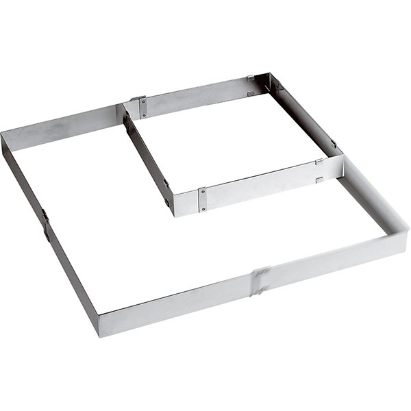 

Форма для кондитерских изделий раздвижная 30х30-57х56 см Paderno 4140116