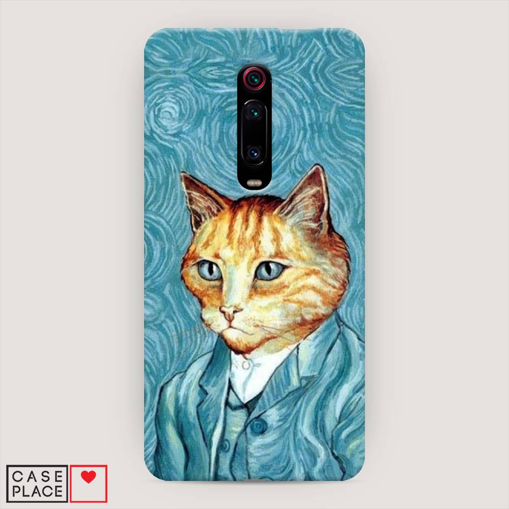 

Пластиковый чехол "Кот Ван Гог" на Xiaomi Mi 9T, 35720-1