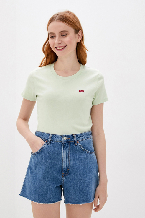 фото Футболка женская levi's® 3769700060 зеленая m