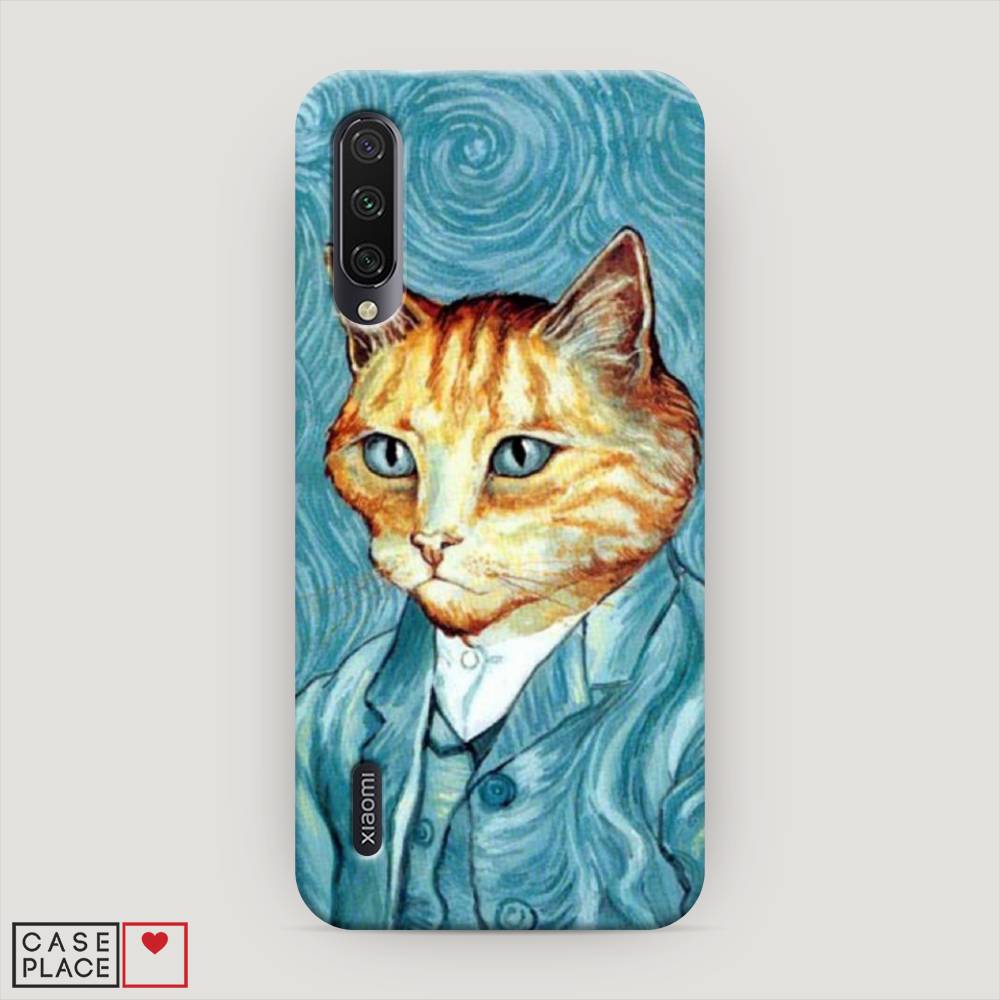

Пластиковый чехол "Кот Ван Гог" на Xiaomi Mi A3, 36020-1
