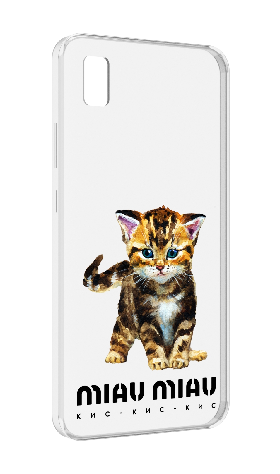 Чехол MyPads Бренд miau miau для ZTE BLADE L210