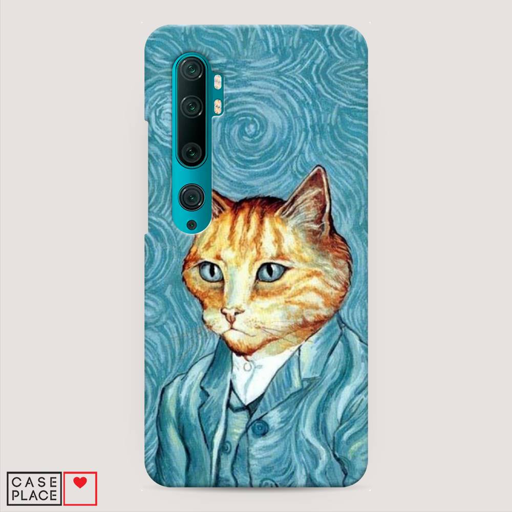 

Пластиковый чехол "Кот Ван Гог" на Xiaomi Mi Note 10, 37320-1