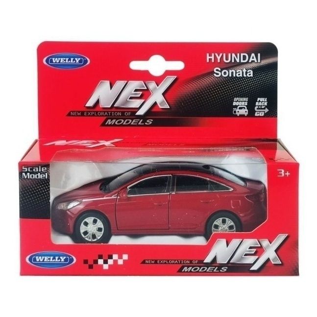 

Машинка Welly Hyundai Sonata в ассортименте (цвет по наличию), Красный