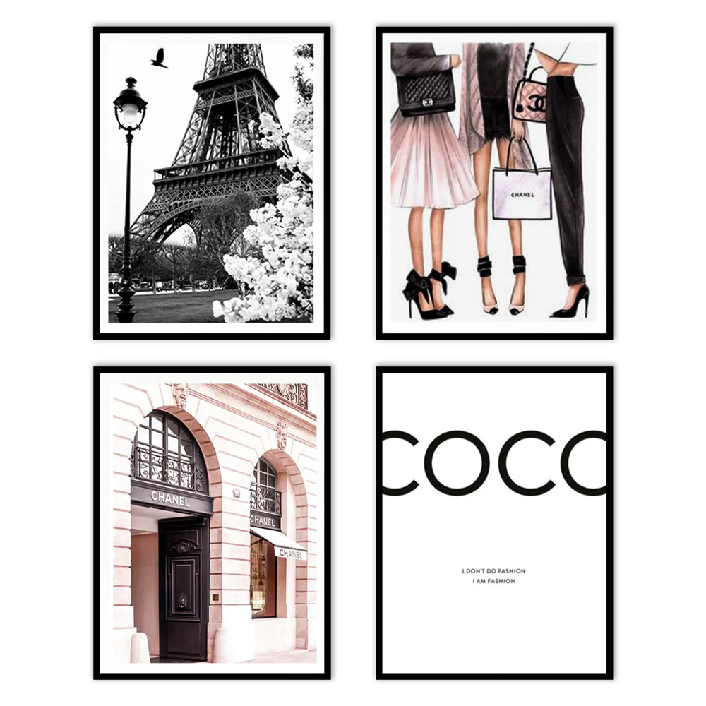 

Набор постеров Fashion №117 - 40х60 см - 4 шт Дом Корлеоне, Fashion №117