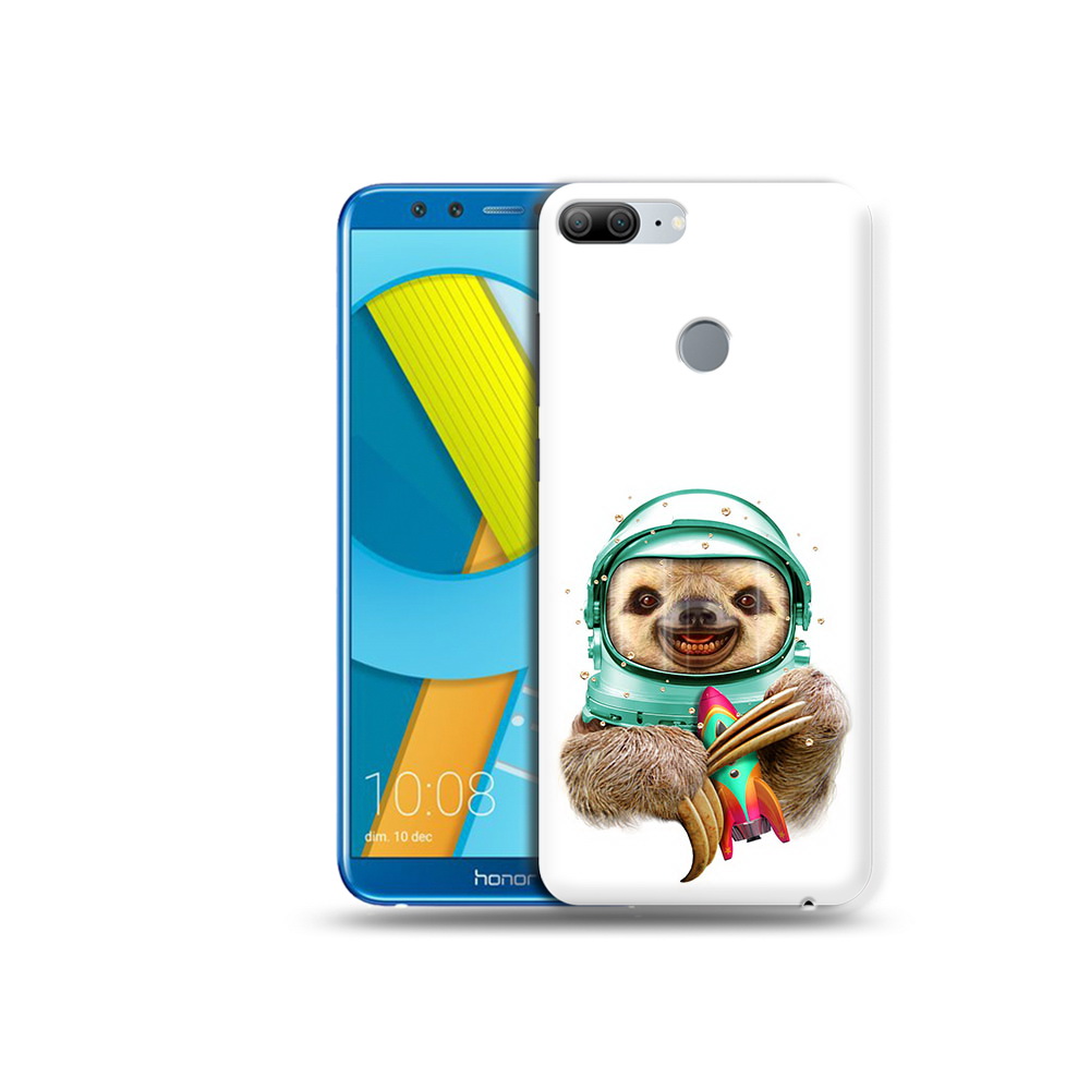 

Чехол MyPads Tocco для Huawei Honor 9 Lite Ленивец астронавт (PT117118.56.104), Прозрачный, Tocco