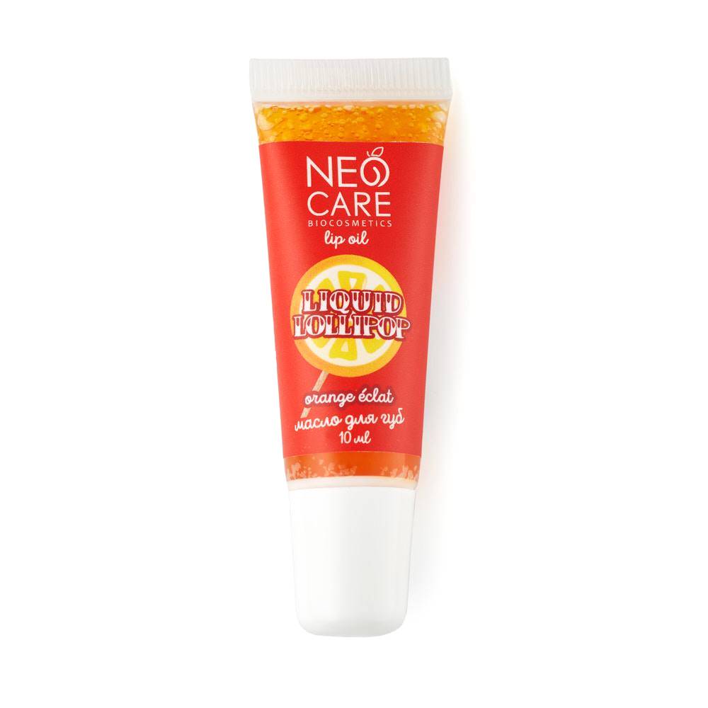 Масло для губ Neo Care Liquid Lollipop, оrange eclat, 10 мл