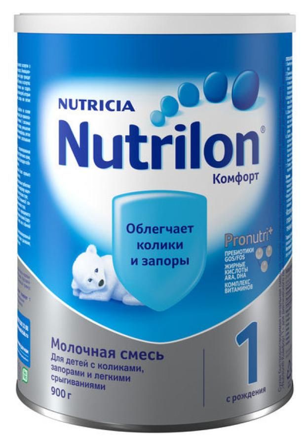 Детская смесь Nutrilon Комфорт 1 молочная сухая с рождения 900 г