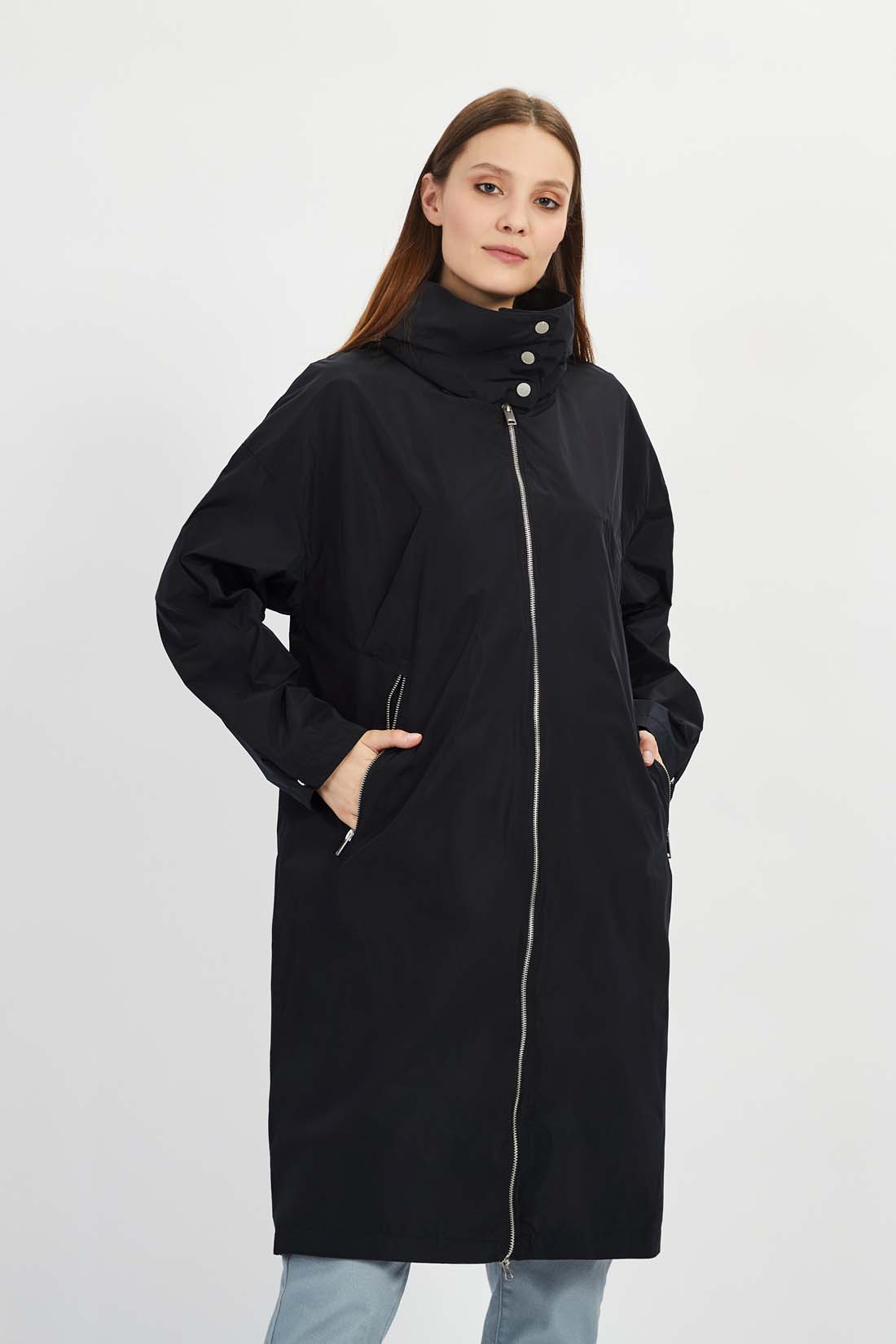 

Плащ женский Baon B0822012 черный 2XL, B0822012