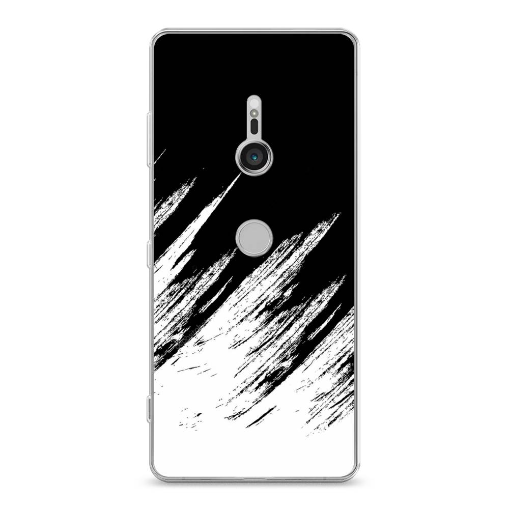 

Чехол Awog на Sony Xperia XZ3 "Черно белые брызги", Разноцветный, 53650-3