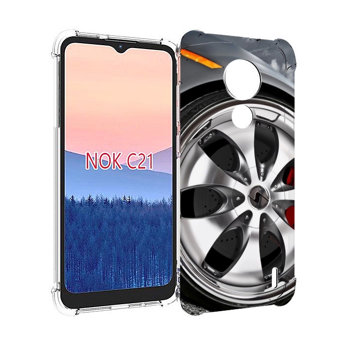 

Чехол MyPads Колесо мужской для Nokia C21, Прозрачный, Tocco