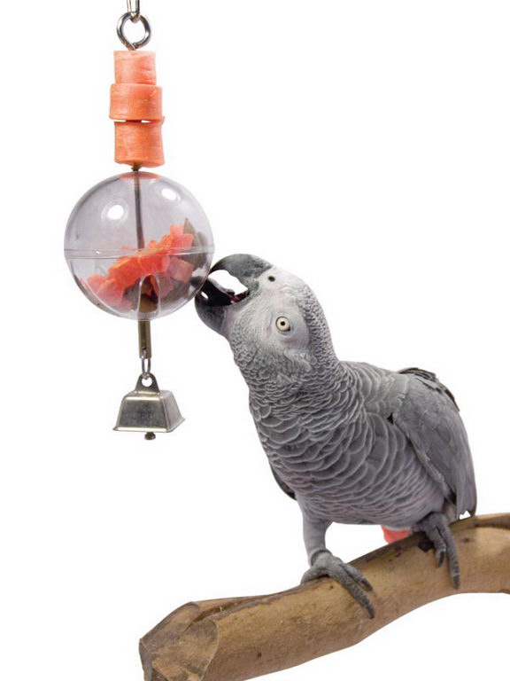 фото Развивающая игрушка-кормушка wagners шар, для попугаев