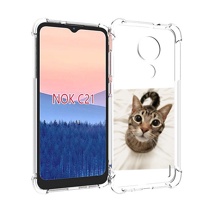 Чехол MyPads Котик для Nokia C21