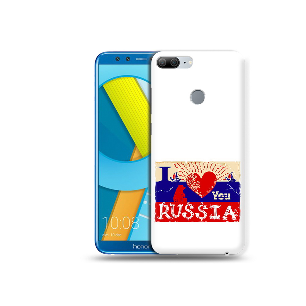 

Чехол MyPads Tocco для Huawei Honor 9 Lite Люблю Россию (PT117118.56.112), Прозрачный, Tocco