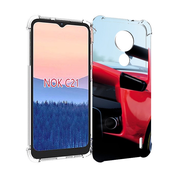 

Чехол MyPads Крыло-машины мужской для Nokia C21, Прозрачный, Tocco