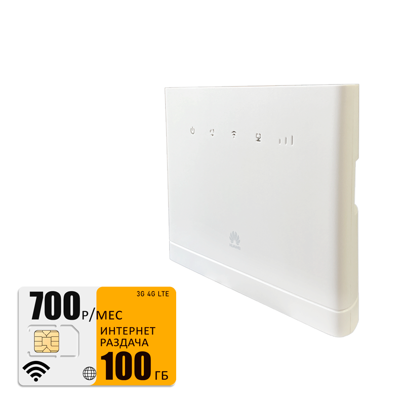 

Wi-Fi роутер Huawei b315 (komplekt-b315white-bee-100gb-PRO-sb), b315