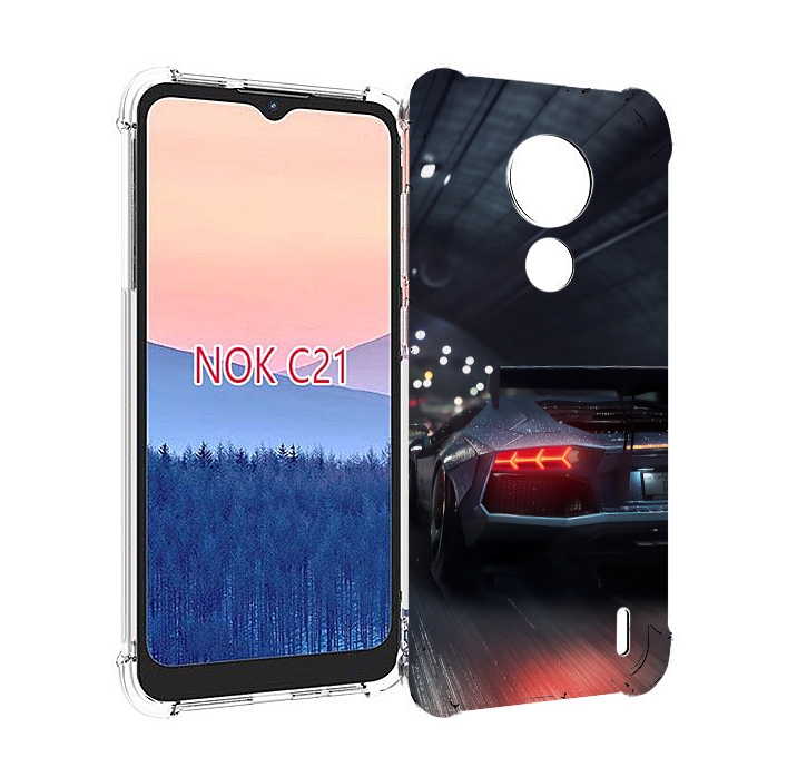 

Чехол MyPads Ламба мужской для Nokia C21, Прозрачный, Tocco