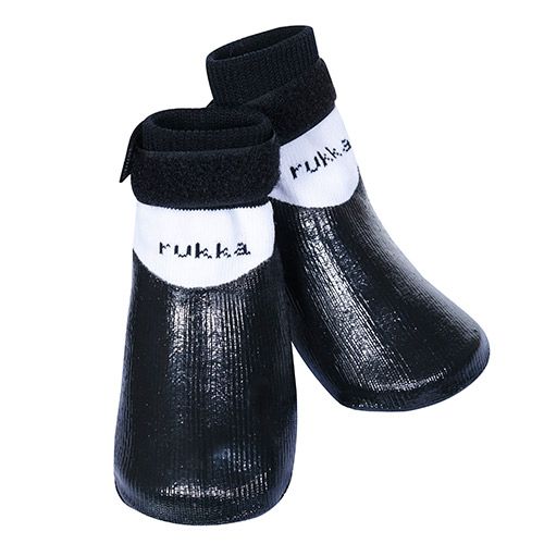 Носки для собак RUKKA Pets Rukka Rubber Socks размер 5, 4шт, черный