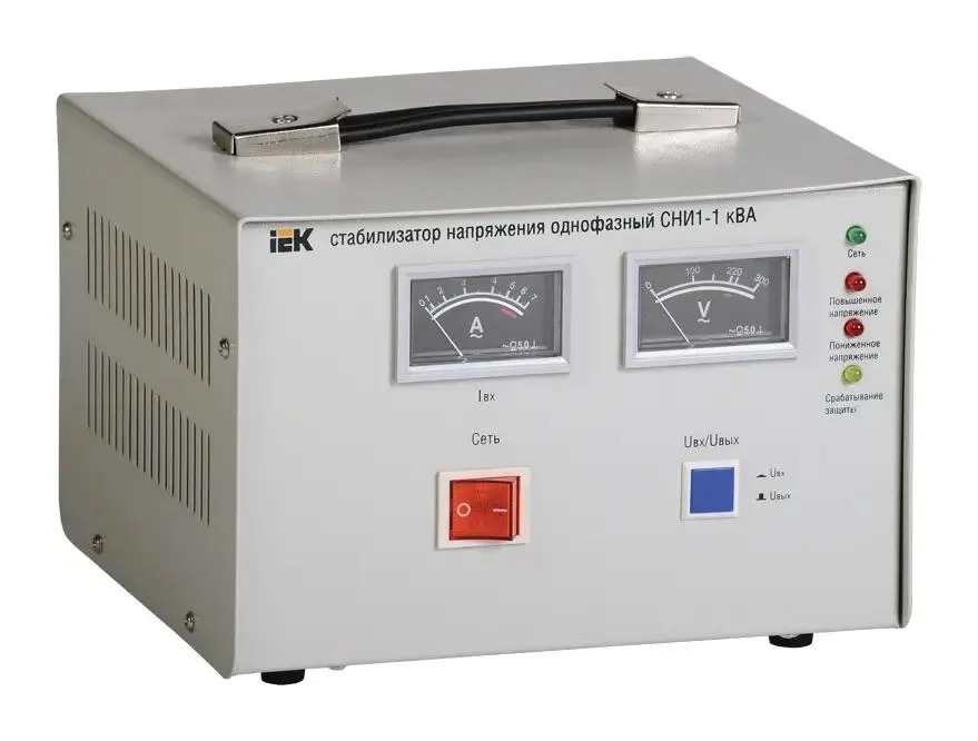 

Стабилизатор напряжения IEK СНИ1, 0.8кВт серый ivs10-1-01000, Стабилизатор напряжения IEK СНИ1, 0.8кВт серый [ivs10-1-01000]