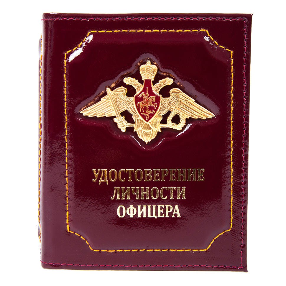 

Обложка для удостоверения унисекс JINN Barez-455098 бордовая, Barez-455098