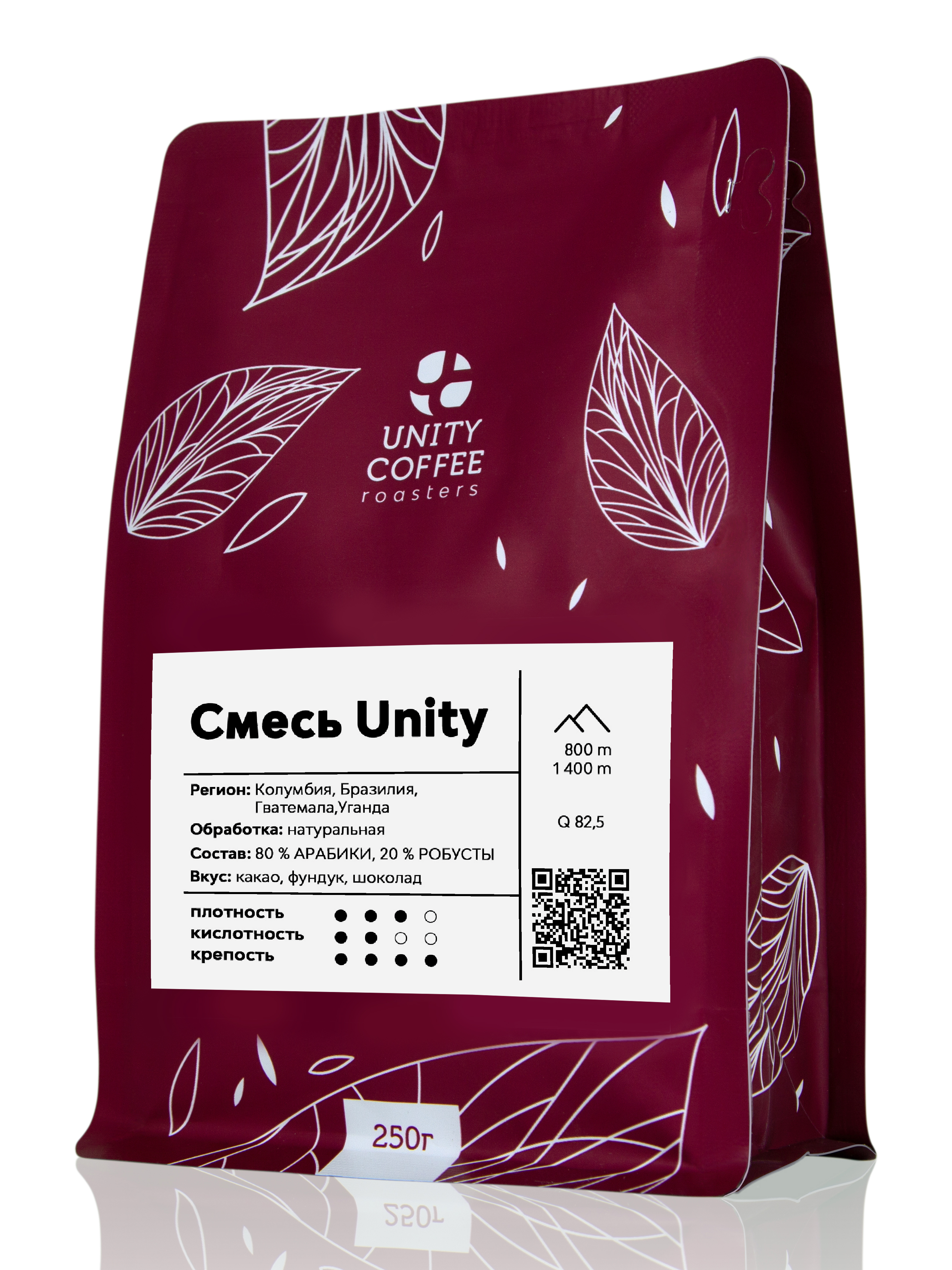 

Зерновой кофе Unity Coffee смесь Unity 250гр