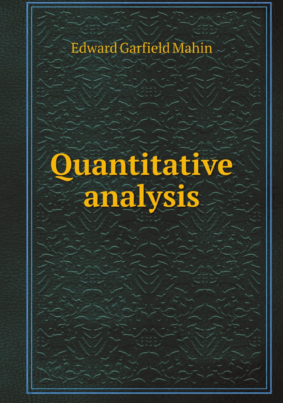 

Quantitative analysis