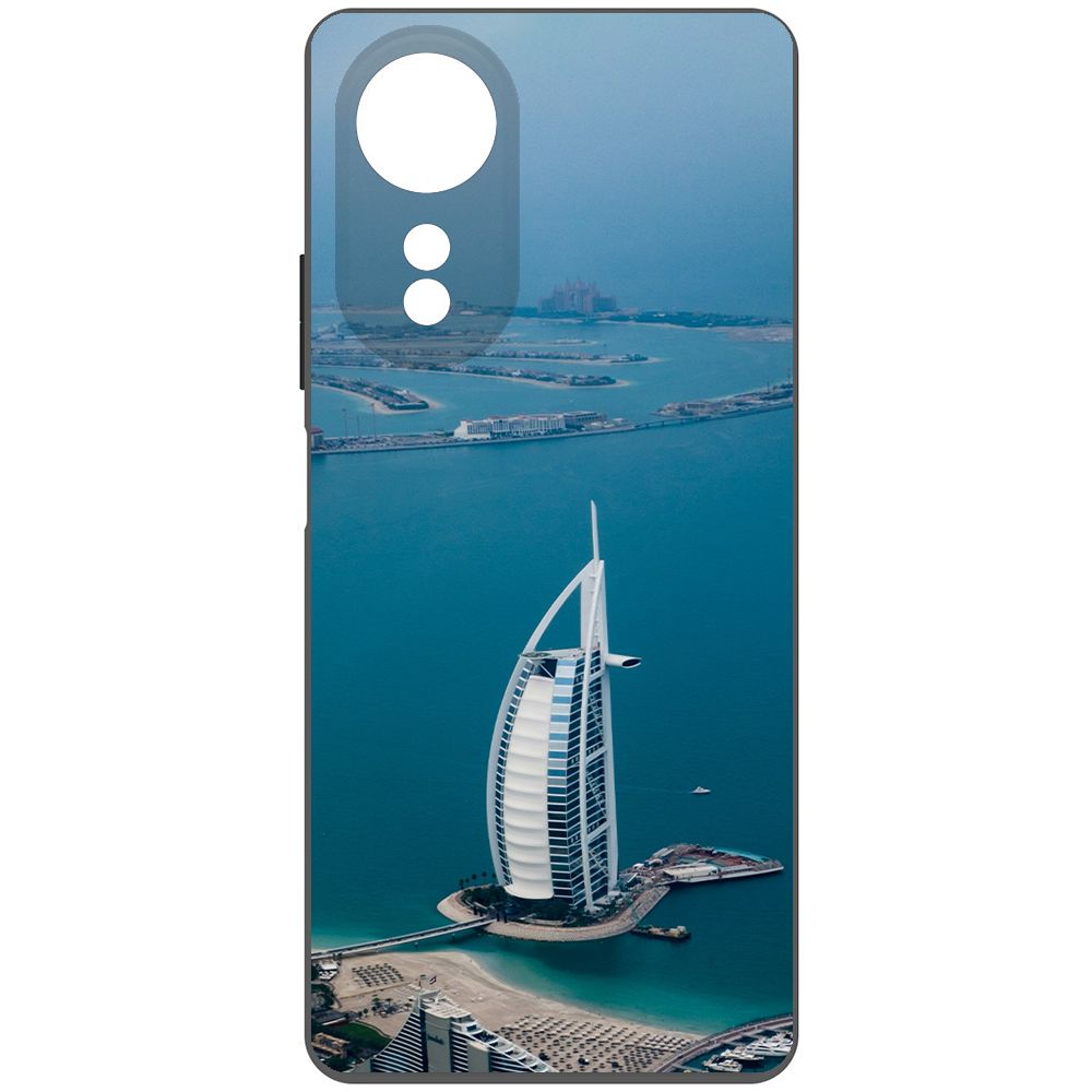 

Чехол-накладка Krutoff Soft Case ОАЭ, Бурдж-эль-Араб для Oppo A58 4G черный