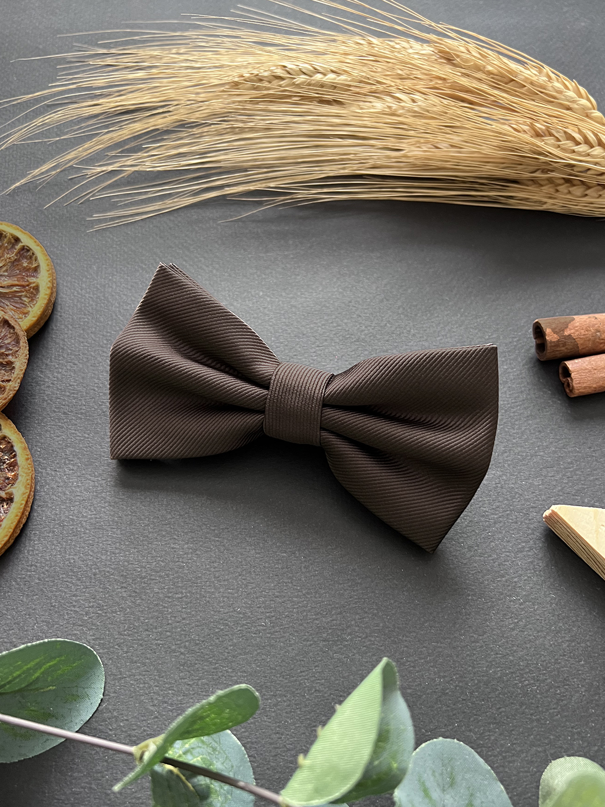 Галстук-бабочка мужской 2beMan GB130 коричневый