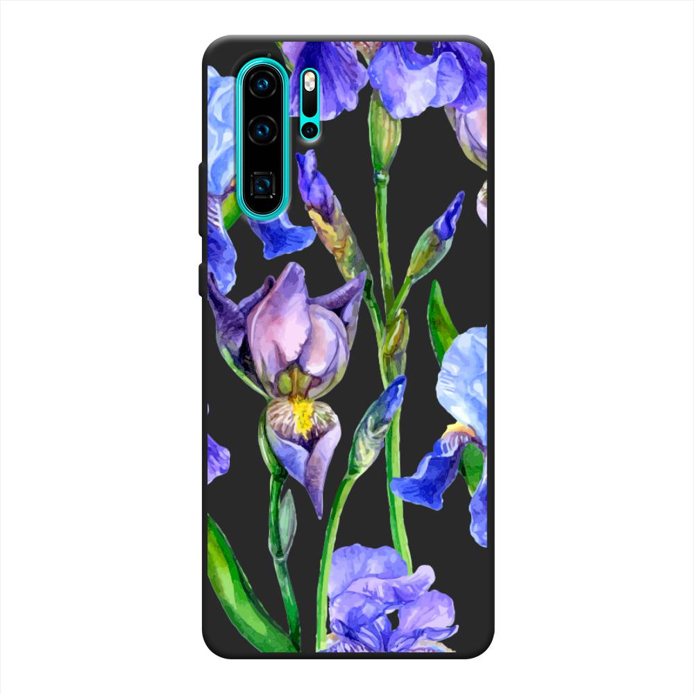 

Чехол Awog на Huawei P30 Pro "Синие ирисы", Разноцветный, 67652-1