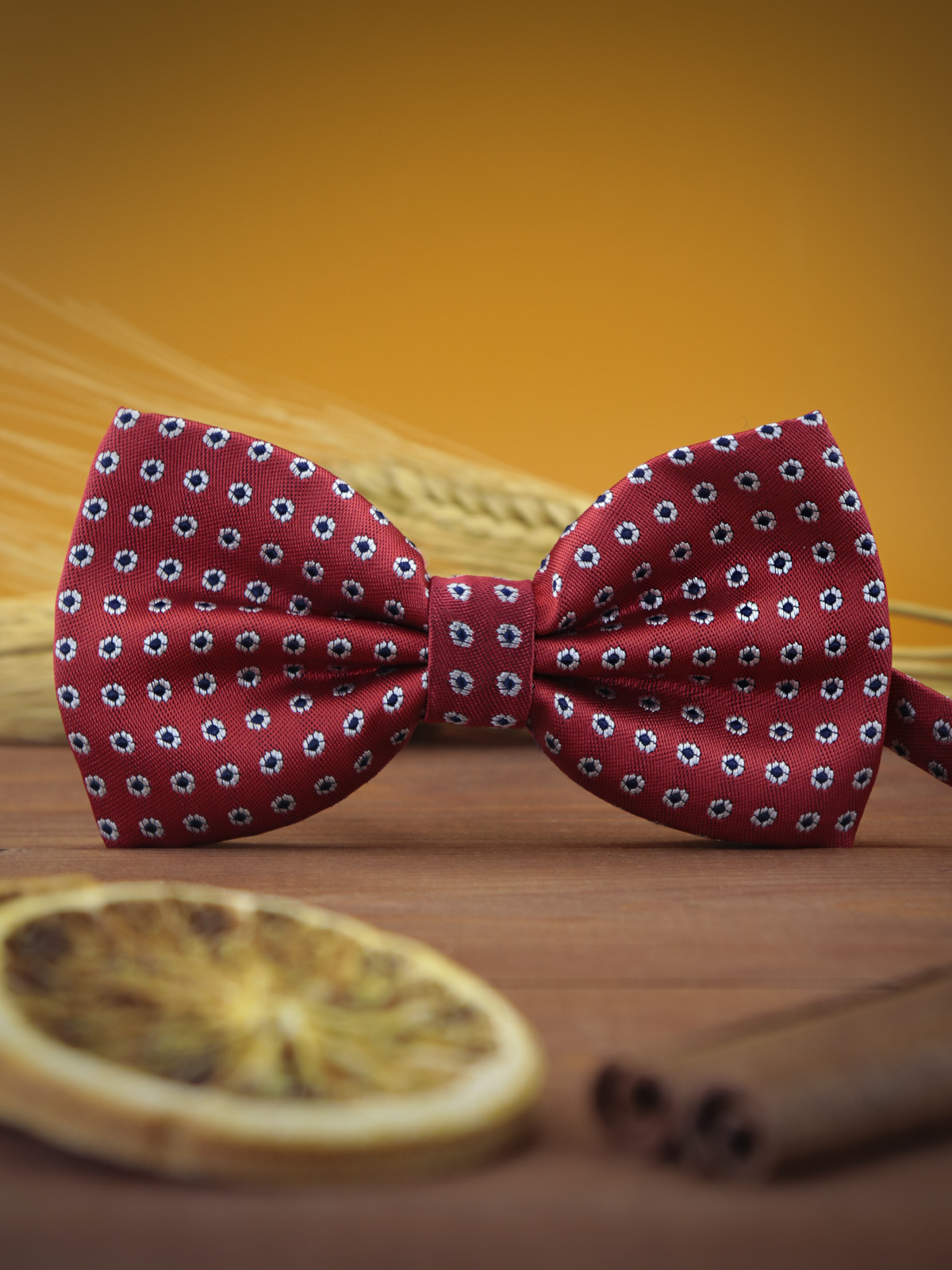 Галстук-бабочка мужской 2beMan gb-mini-flowers красный