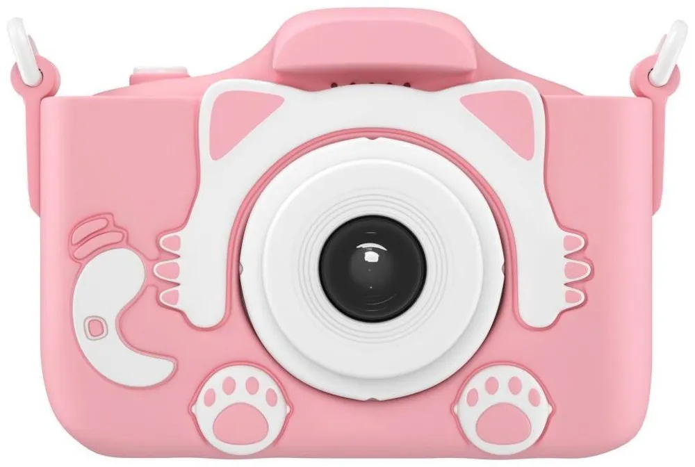 Фотоаппарат цифровой компактный XPX Fun Camera Kitty Pink чехол samsung gradationcover для galaxy a20 a205 ef aa205cpegru pink