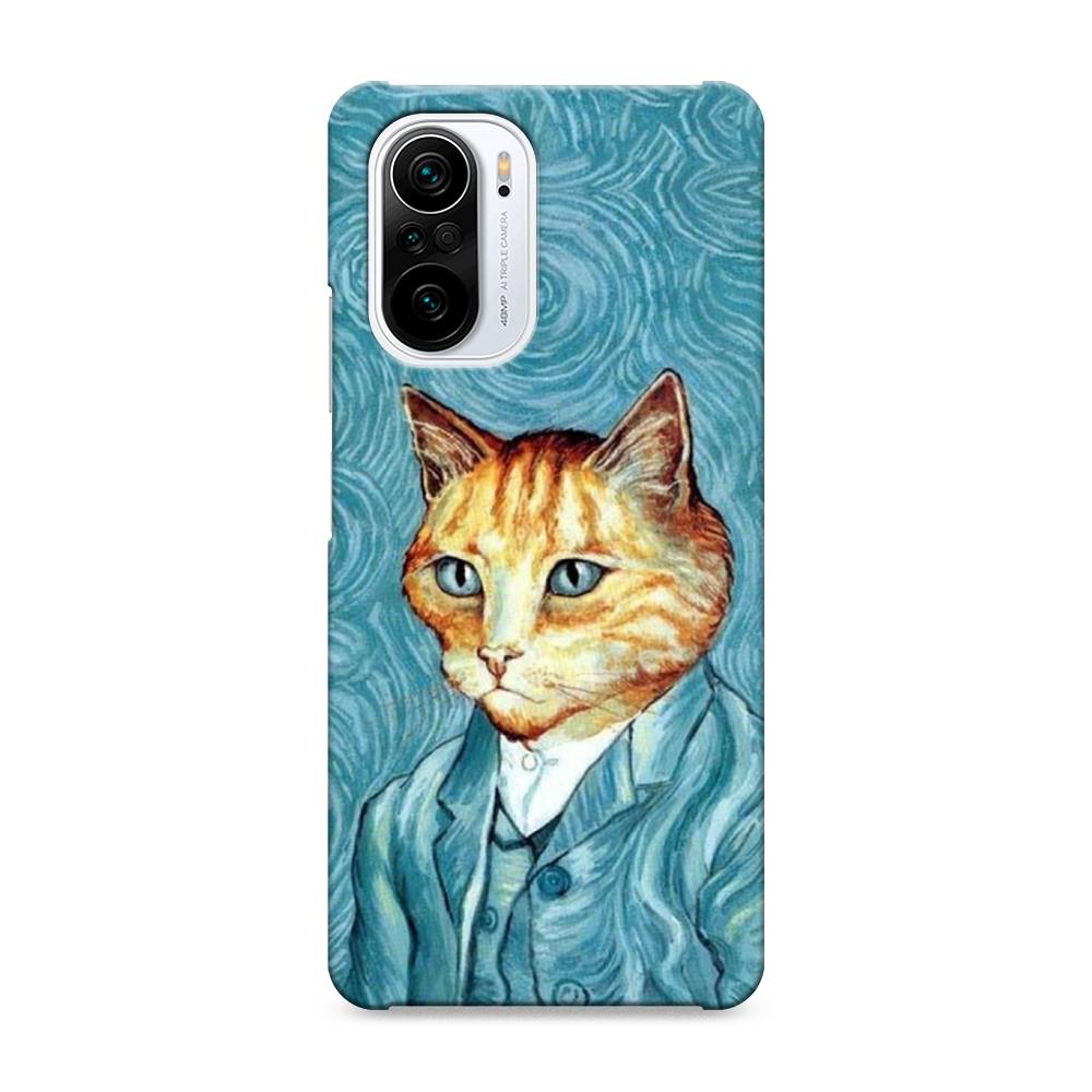 

Пластиковый чехол "Кот Ван Гог" на Xiaomi Poco F3, 310120-1