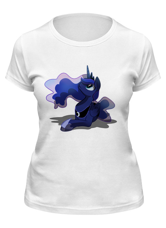 

Футболка женская Printio Luna the princess белая 2XL, Белый, Luna the princess