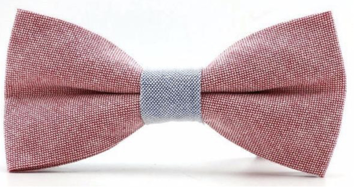 Галстук-бабочка мужской 2beMan GB198 красный